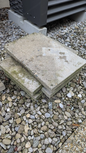 Waschbeton Platten zu verschenken  Bild 2