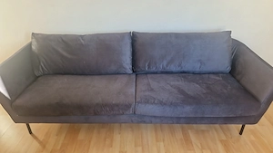Neuwertiges Samt Sofa Bild 2