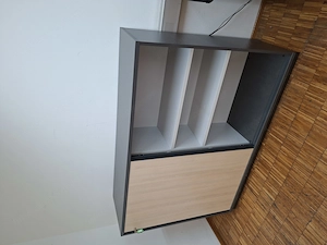 Schiebetürschrank in Ahorn Vulkangrau Bild 2