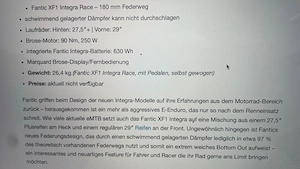 Einmalige Gelegenheit !   Exklusives E- Mountainbike Fantic  XF Bild 5