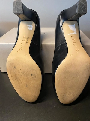 UNISA Echtleder Pumps schwarz Größe 38 - neuwertig Bild 4