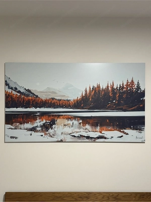 Alu-Dibond Wandbild Landschaft   Berge Bild 2