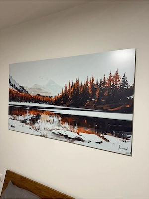 Alu-Dibond Wandbild Landschaft   Berge Bild 3