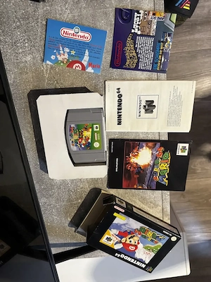 Nintendo 64 Super Mario 64 PAL mit OVP & Anleitung   N64 Bild 3