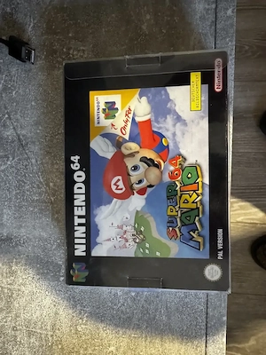 Nintendo 64 Super Mario 64 PAL mit OVP & Anleitung   N64