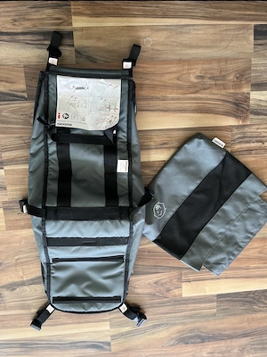 Babysitz Hängematte Croozer Graphite Blau Bild 2