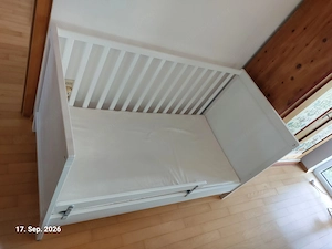 Babybett  Gitterbett   Kleinkindbett Sundvik von Ikea Bild 4