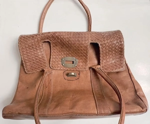 Vintage Leder Handtasche  Bild 7