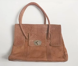 Vintage Leder Handtasche  Bild 6