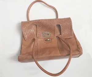 Vintage Leder Handtasche  Bild 8