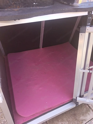 Hundebox  Aluminium 105x95x75cm Bild 3