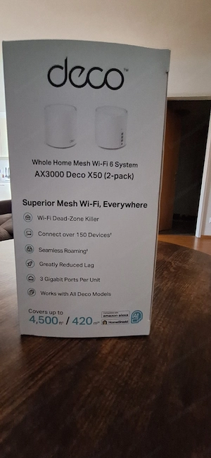 AX 3000 Deco X (2.pack) Wiffi 6 System noch Originaverpackt Bild 2