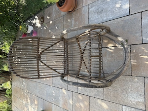 Schaukelstuhl Rattan Bild 2