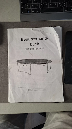 Trampolin gebraucht Bild 2