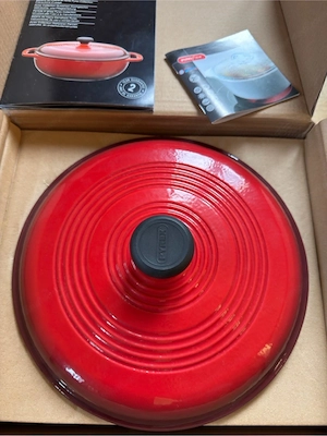 Pyrex Collection Gusseisen-Bräter rot, 2,8L - NEU  OVP, nie benutzt Bild 4