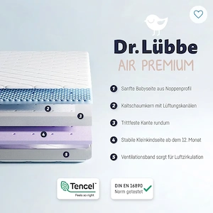 Matratze Julius Zöllner Dr. Lübbe Air Premium 70x140 cm Bild 6