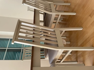 Esstisch ausziehbar mit 6 Stühlen 5 Monate alt Bild 3