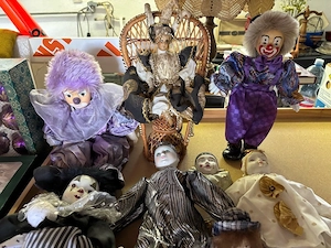 Große Sammlung Porzellanpuppen, Clowns, Pierrots & Harlekine Bild 2