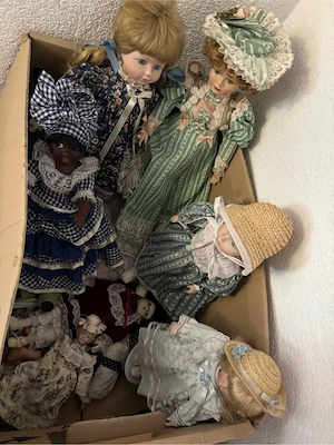 Große Sammlung Porzellanpuppen, Clowns, Pierrots & Harlekine Bild 5