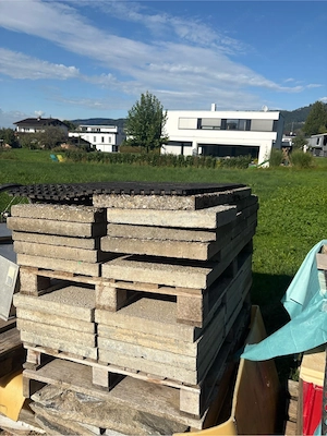 Waschbetonplatten abzugeben (Dornbirn)