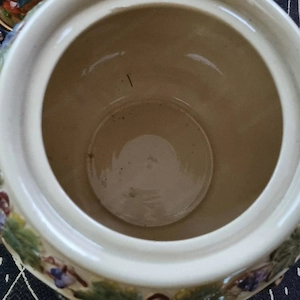 FLOHMARKT Vintage Steingut-Becher mit Burgenmotiven Bild 2