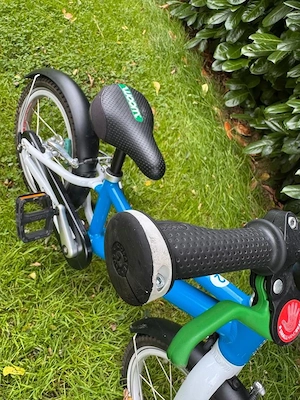 Woom 2 kinderfahrrad 14 zoll Blau Weiß Bild 2