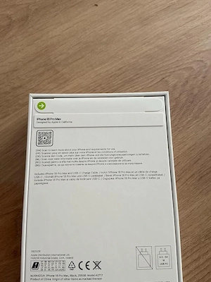 iPhone 18 Pro Max, 256GB, Schwarz Bild 2