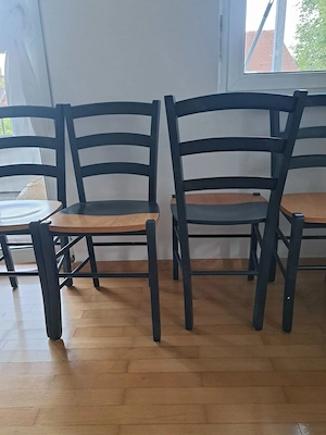 4x Holzstühle  Bild 4