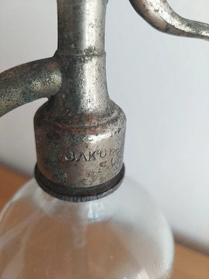 Antike Siphonflasche Vorarlberg 1914 Bild 3