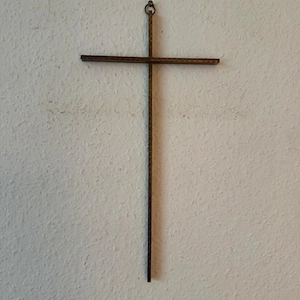 Kreuz aus Messing Bild 2