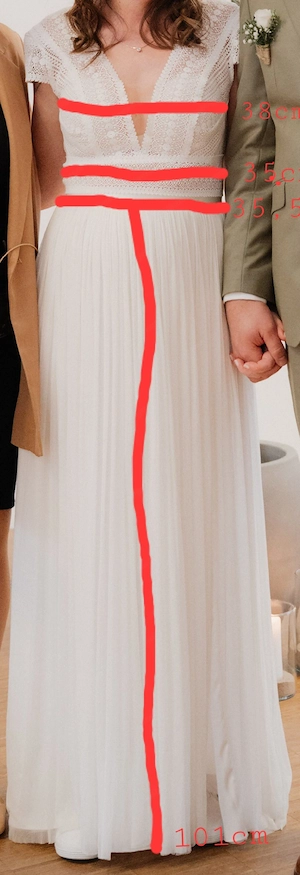 Hochzeitskleid Zweiteiler Bild 3