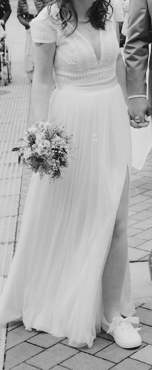 Hochzeitskleid Zweiteiler Bild 2