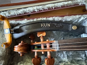 4 4 Violine   vom Geigenbauer überholt   inkl. Bogen & Zubehör Bild 4