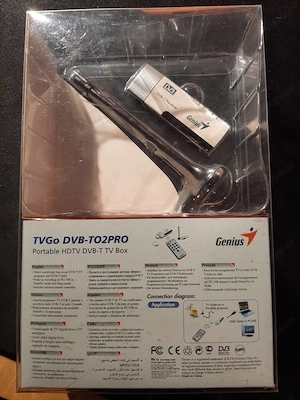 USB TV-Stick der Marke Genius (Modell TVGo DVB-T02PRO) in Originalverpackung Bild 3