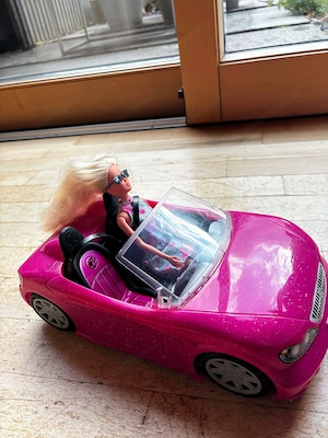 Barbiehaus Malibu und Auto Kabrio mit viel Zubehör Bild 2