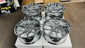 Wheelforce RACE 2 FORGED 22 Zoll Rhodium BMW M5 G90 G99 Deep Concave