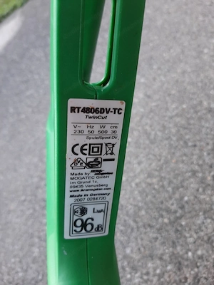 Elektro Rasentrimmer OKAY TwinCut RT4806DV-TC (500 W   30 cm) Bild 5