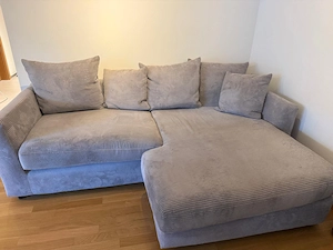 graue Cordcouch  Bild 2