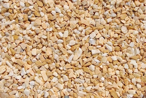 4 Säcke Marmorsplitt Siena-Gelb 9-12 mm 25 kg pro PE-Sack Bild 2