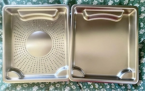 Dampfgarbehälter 2x Edelstahl Neu!