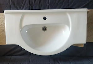 Keramik Waschbecken 85x48x22,5