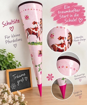 Schultüte Pferdefreunde