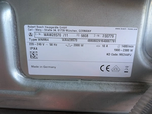 Waschmaschine Bosch für Bastler Bild 3