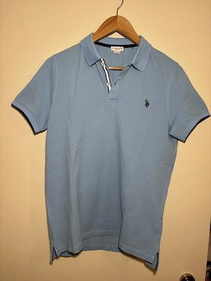 U.S. Polo Assn. Herren Poloshirt hellblau Größe S Bild 6