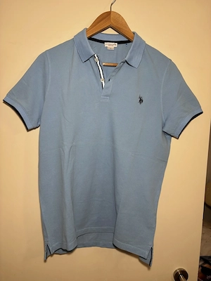 U.S. Polo Assn. Herren Poloshirt hellblau Größe S Bild 5