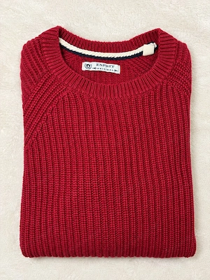 Esprit Herren Strickpullover rot Größe S Bild 4