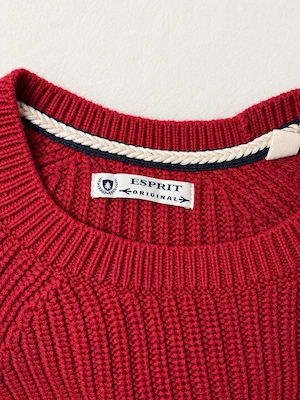Esprit Herren Strickpullover rot Größe S Bild 3