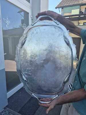 Französische Firmen herstellung Doppelt versilbert Bild 3