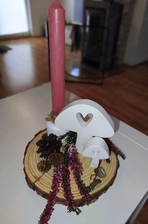 Deko Herbst mit Kerze neu