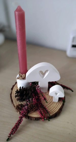 Deko Herbst mit Kerze neu Bild 2